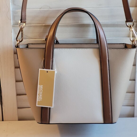 $119 NWT MICHAEL MICHAEL KORS Small Color-Block Tote Bag - Picture 5 of 8